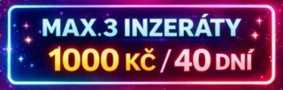 MAX. 3 INZERÁTY