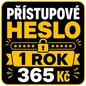 PŘÍSTUPOVÉ HESLO na 1 ROK